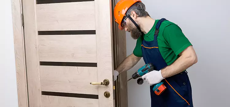 Replace Internal Door Handle with Lock Little Elm